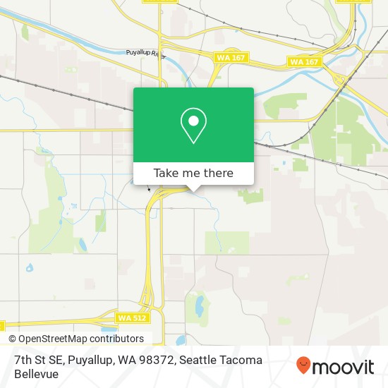 7th St SE, Puyallup, WA 98372 map