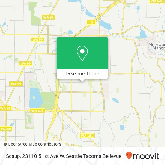 Mapa de Scaup, 23110 51st Ave W