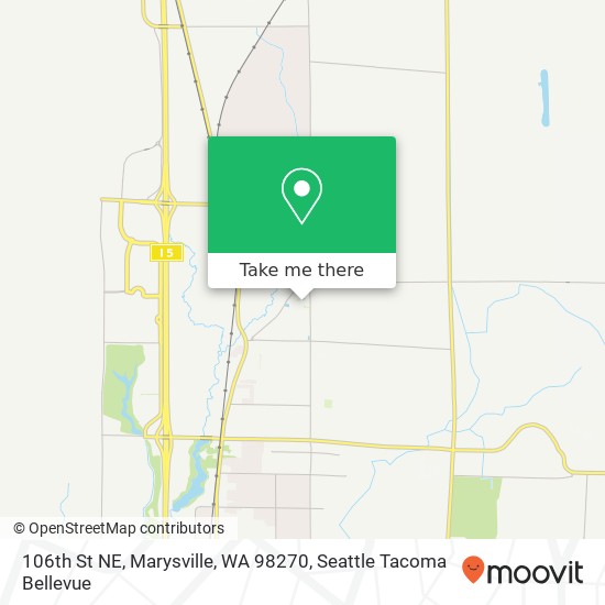 Mapa de 106th St NE, Marysville, WA 98270