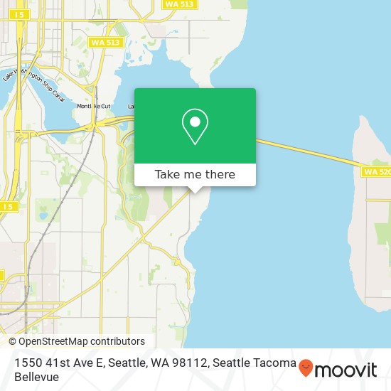 1550 41st Ave E, Seattle, WA 98112 map