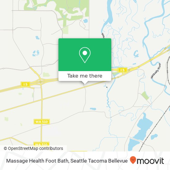 Mapa de Massage Health Foot Bath, Martin Way E