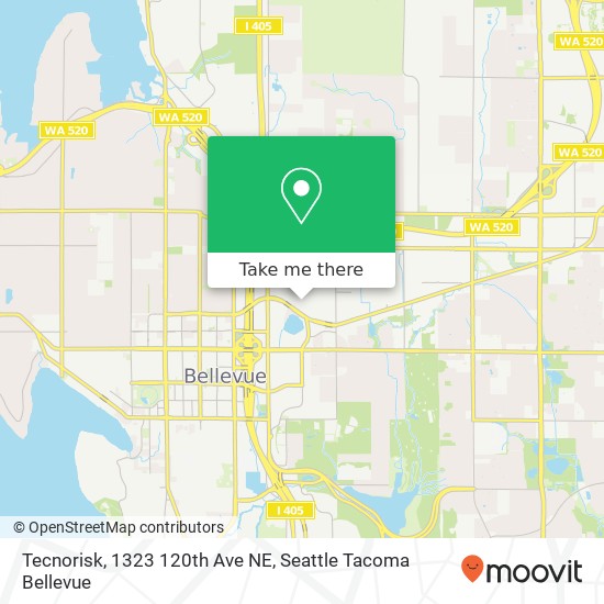 Mapa de Tecnorisk, 1323 120th Ave NE