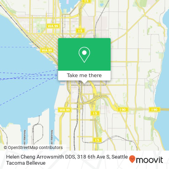 Mapa de Helen Cheng Arrowsmith DDS, 318 6th Ave S