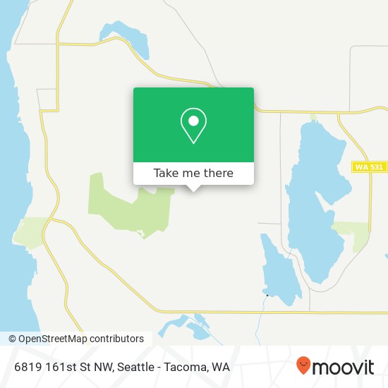 Mapa de 6819 161st St NW, Stanwood, WA 98292