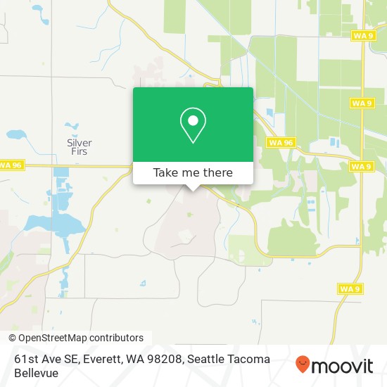 61st Ave SE, Everett, WA 98208 map