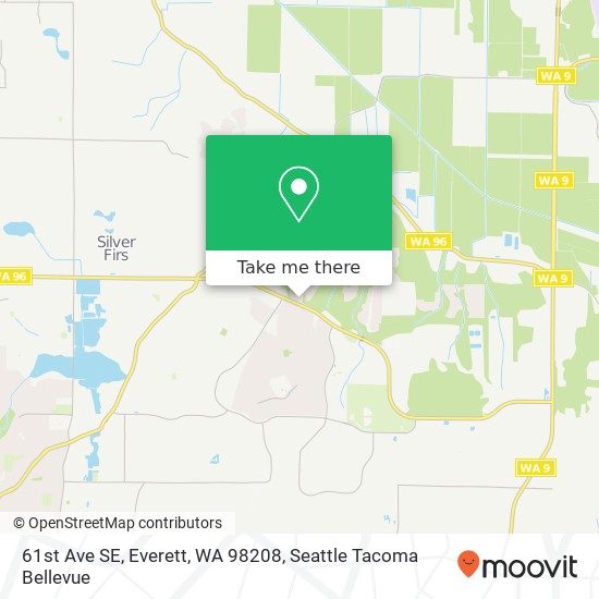 Mapa de 61st Ave SE, Everett, WA 98208