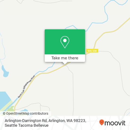 Mapa de Arlington-Darrington Rd, Arlington, WA 98223