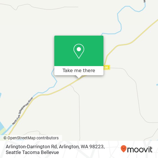 Mapa de Arlington-Darrington Rd, Arlington, WA 98223