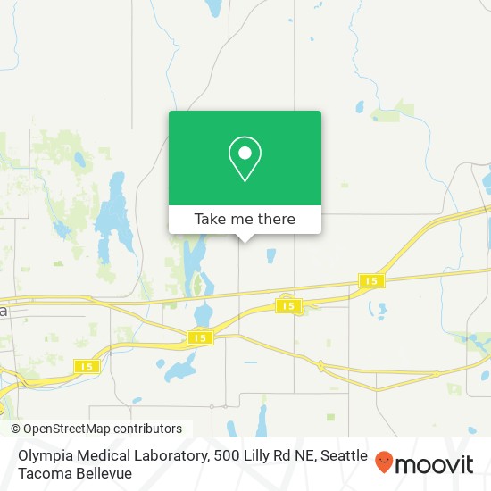 Mapa de Olympia Medical Laboratory, 500 Lilly Rd NE