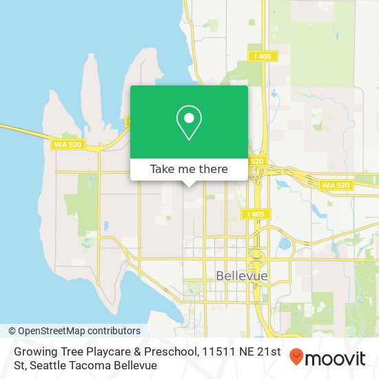 Growing Tree Playcare & Preschool, 11511 NE 21st St map