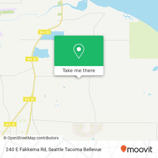 Mapa de 240 E Fakkema Rd, Oak Harbor, WA 98277