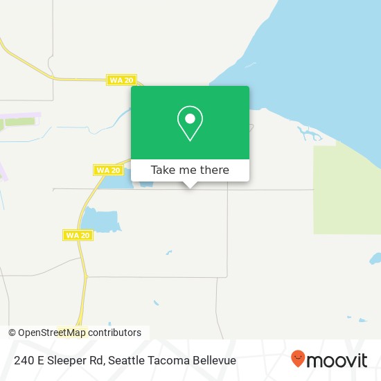 Mapa de 240 E Sleeper Rd, Oak Harbor, WA 98277