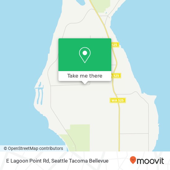 Mapa de E Lagoon Point Rd, Greenbank, WA 98253