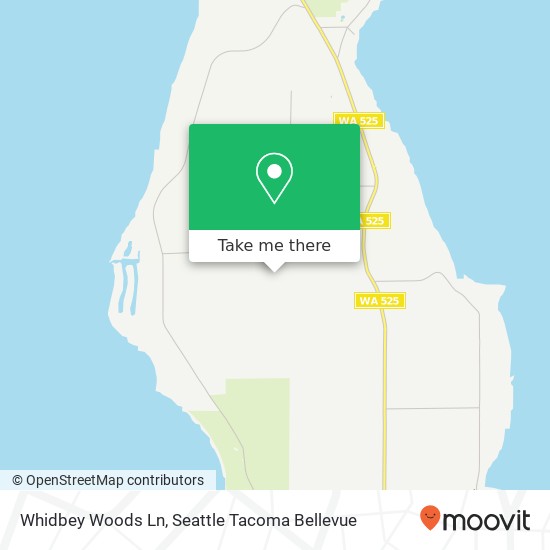 Mapa de Whidbey Woods Ln, Greenbank, WA 98253