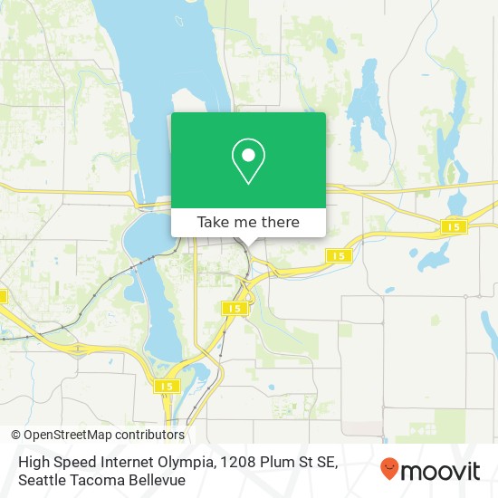 High Speed Internet Olympia, 1208 Plum St SE map