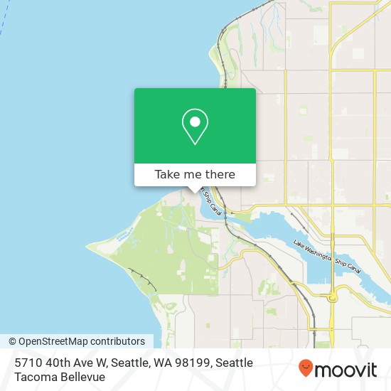 5710 40th Ave W, Seattle, WA 98199 map