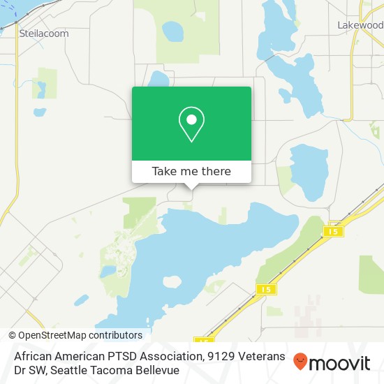 African American PTSD Association, 9129 Veterans Dr SW map