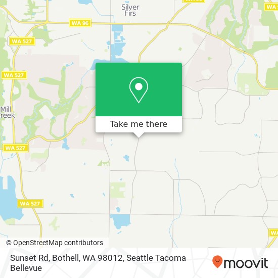 Sunset Rd, Bothell, WA 98012 map