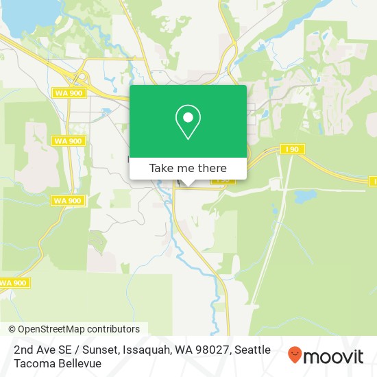 Mapa de 2nd Ave SE / Sunset, Issaquah, WA 98027