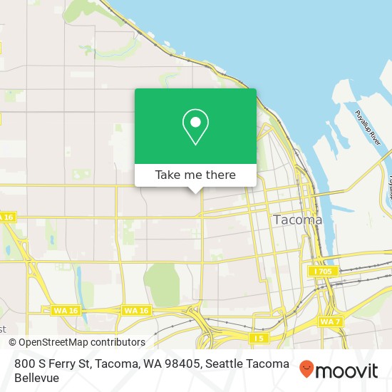 800 S Ferry St, Tacoma, WA 98405 map