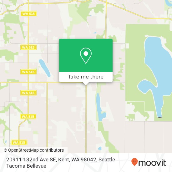 20911 132nd Ave SE, Kent, WA 98042 map