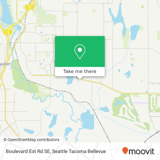 Mapa de Boulevard Ext Rd SE, Olympia, WA 98501
