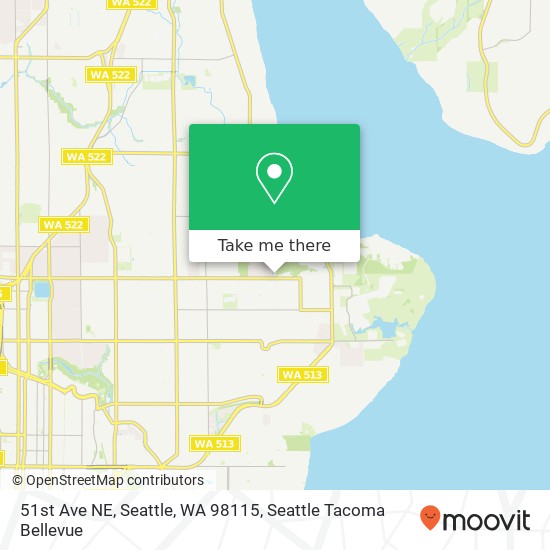 51st Ave NE, Seattle, WA 98115 map