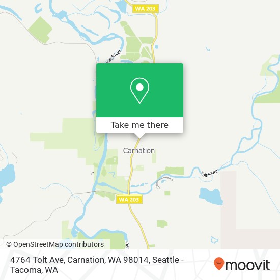 4764 Tolt Ave, Carnation, WA 98014 map