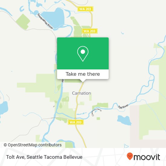 Mapa de Tolt Ave, Carnation, WA 98014