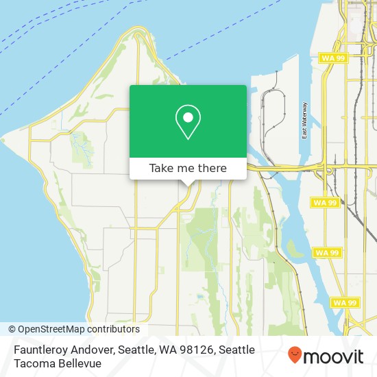 Fauntleroy Andover, Seattle, WA 98126 map