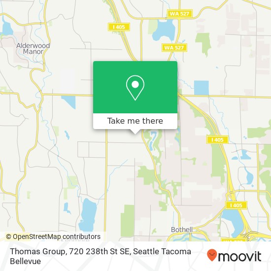 Mapa de Thomas Group, 720 238th St SE