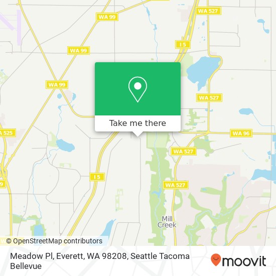 Meadow Pl, Everett, WA 98208 map