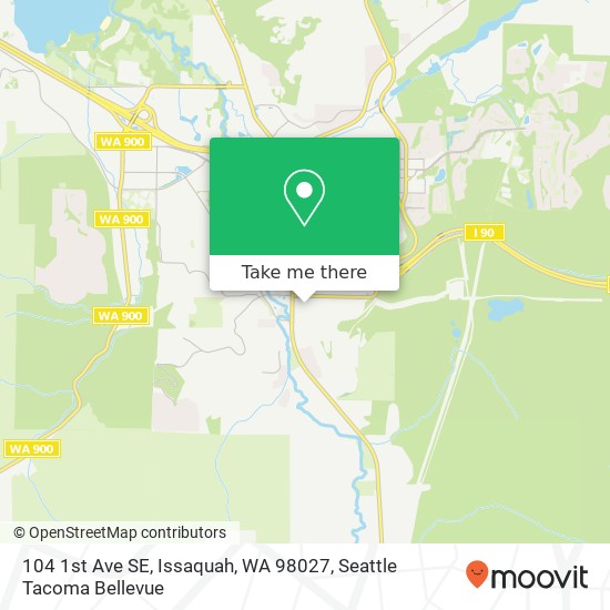 104 1st Ave SE, Issaquah, WA 98027 map