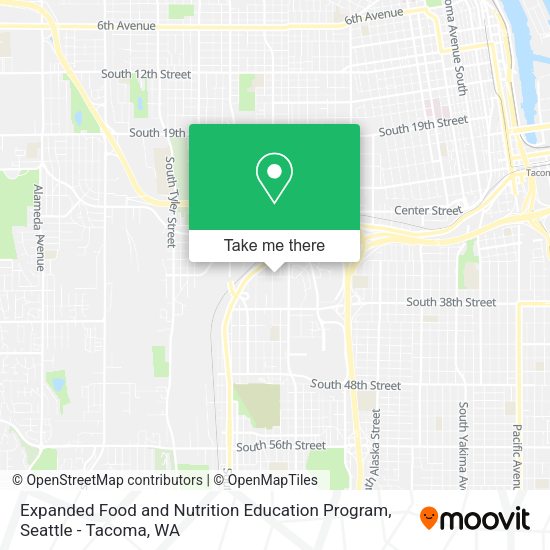 Expanded Food and Nutrition Education Program map