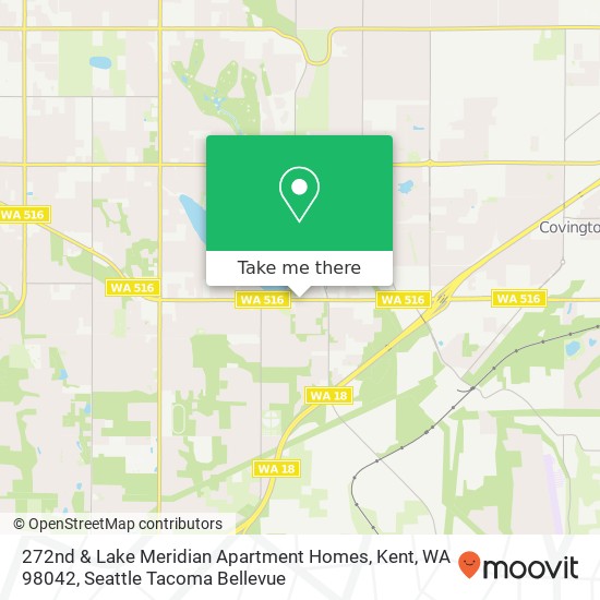 Mapa de 272nd & Lake Meridian Apartment Homes, Kent, WA 98042