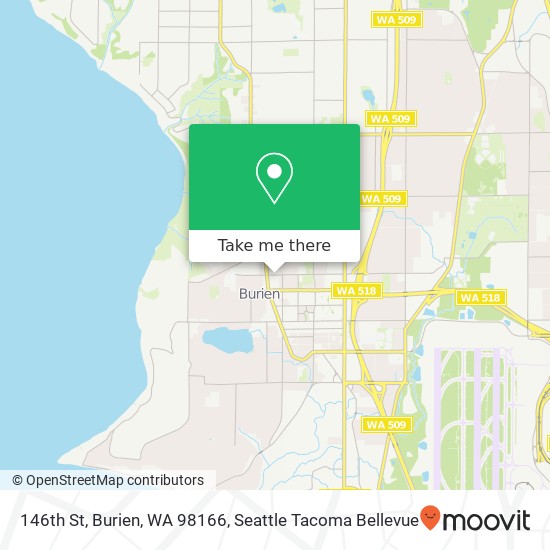 146th St, Burien, WA 98166 map