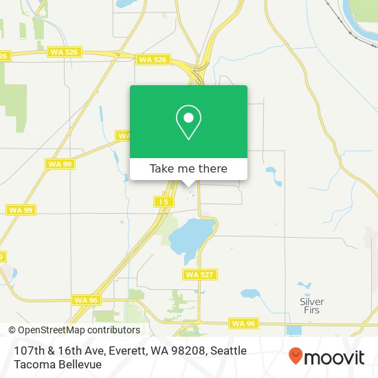 107th & 16th Ave, Everett, WA 98208 map