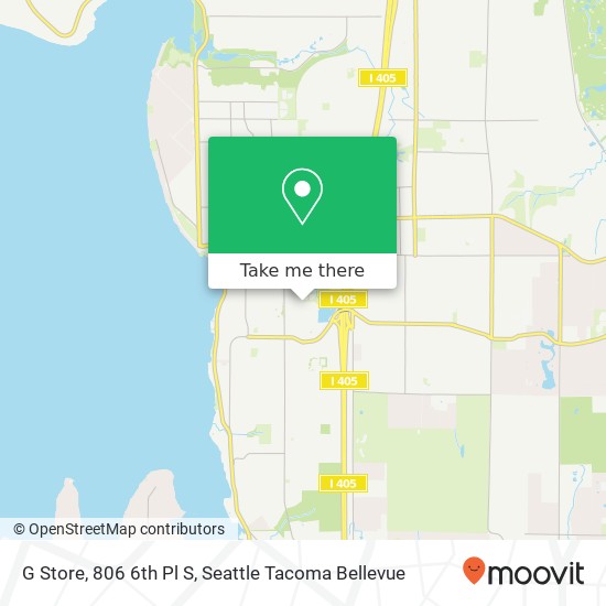 G Store, 806 6th Pl S map