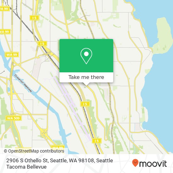 Mapa de 2906 S Othello St, Seattle, WA 98108