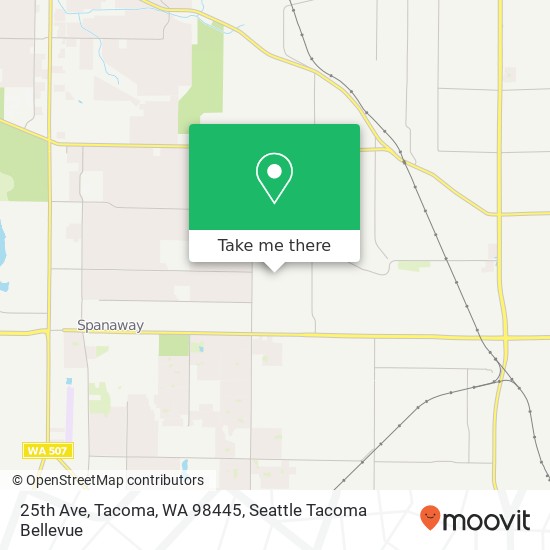 Mapa de 25th Ave, Tacoma, WA 98445