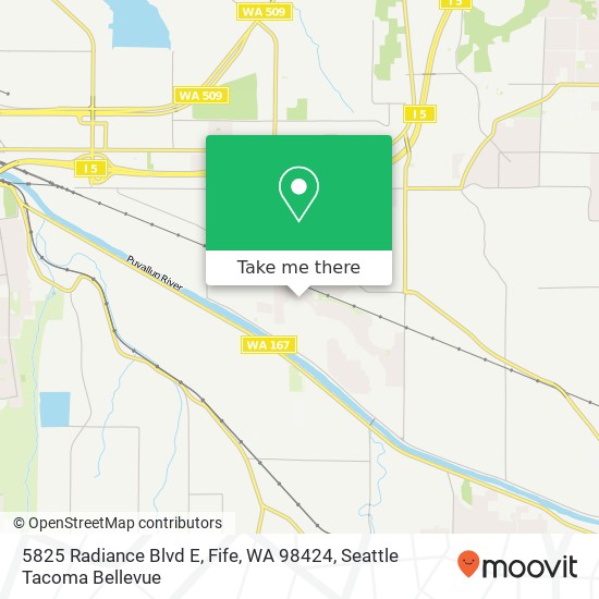 5825 Radiance Blvd E, Fife, WA 98424 map