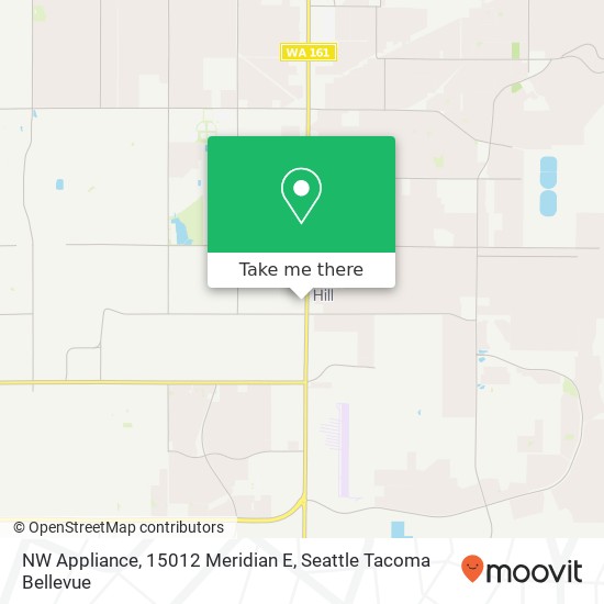 NW Appliance, 15012 Meridian E map