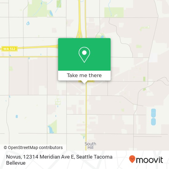 Mapa de Novus, 12314 Meridian Ave E