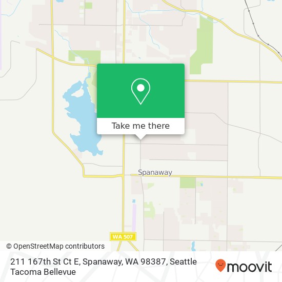 211 167th St Ct E, Spanaway, WA 98387 map