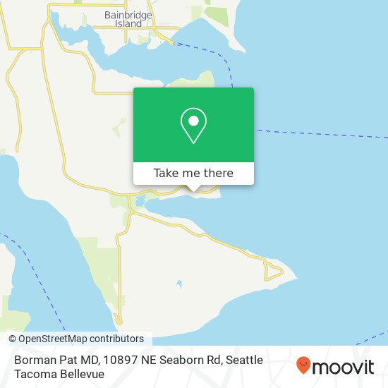 Mapa de Borman Pat MD, 10897 NE Seaborn Rd