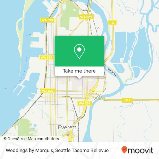 Weddings by Marquis map