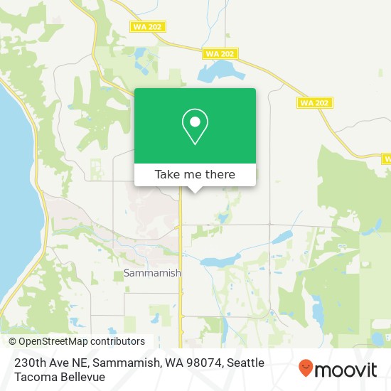 230th Ave NE, Sammamish, WA 98074 map