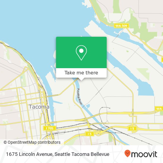 1675 Lincoln Avenue, 1675 Lincoln Avenue, Tacoma, WA 98421, USA map