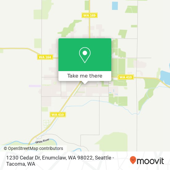 1230 Cedar Dr, Enumclaw, WA 98022 map