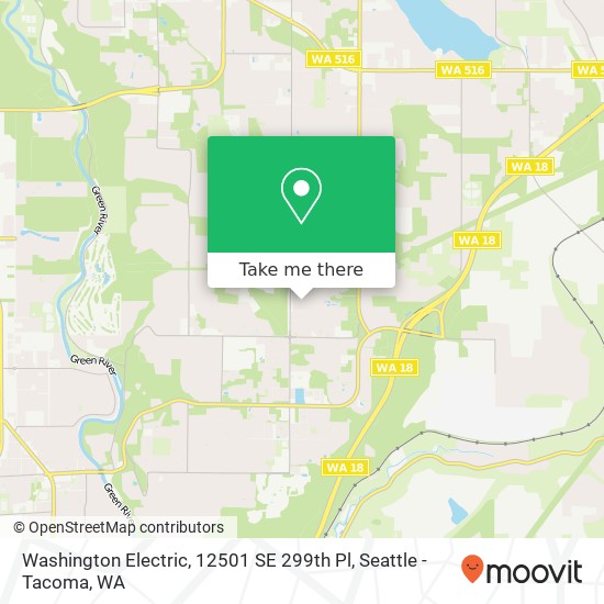 Washington Electric, 12501 SE 299th Pl map